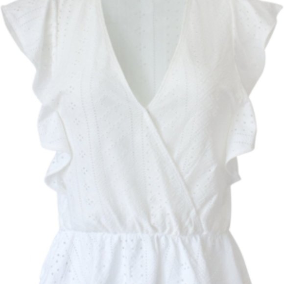 BCBGeneration Crossover Neck Top - Picture 1 of 3